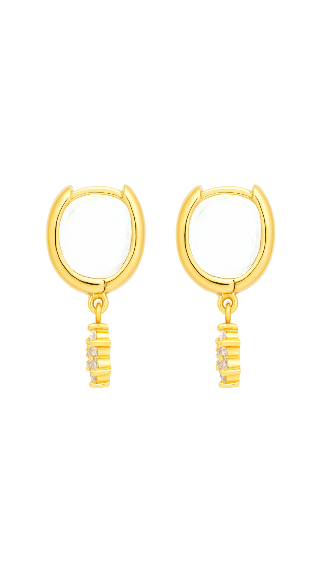 Golden Star Diamond Earring - Image 2