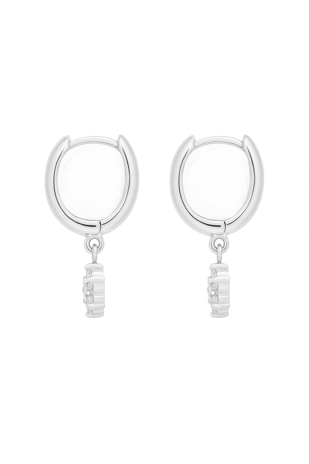 Silver Star Diamond Earring - Image 2