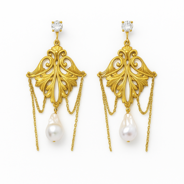 Imperial Pearl Chandelier